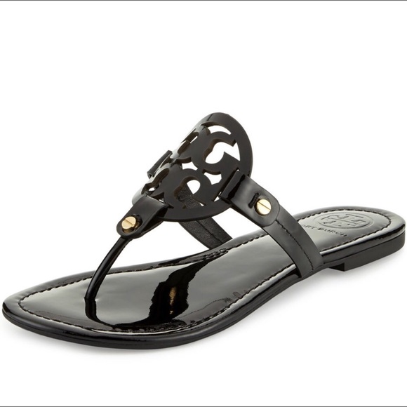 Tory Burch Shoes - Tory Burch Miller Sandals Black Patent